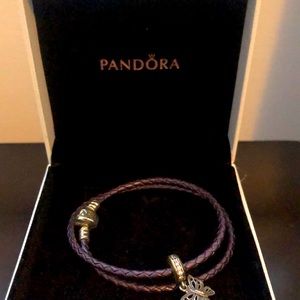 Pandora bracelet with charm
